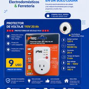 Protector de Voltaje, 120V 20amp. Refrigeración, equipos de música, Tv, computadoras - Img 51560541