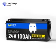 Batería WattCycle 24V 100Ah (2560Wh) para estaciones de energía - Img 56991504