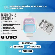 🍱 POZUELO CON  2 DIVISIONES – $8 USD - Img 57878688