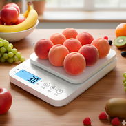 Pesa digital de cocina ⚖️🍰 moderna 0‑10kg precisa para alimentos, comercio, cera y velas, compacta y portátil - Img 56566360
