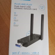 Hoco HI34 - Adaptador de red inalámbrico USB con doble antena externa, ENTREGA DE FACTURA, VARIEDAD DE ARTÍCULOS - Img 57016088