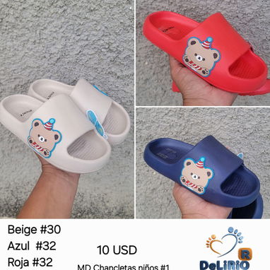 Chancletas Engomadas para niñas y niños - 2/6