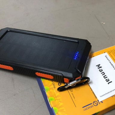 Powerbank 38 800 mAh, Batería, Cargador Portable, Backup, con Panel Solar - Img 118664952