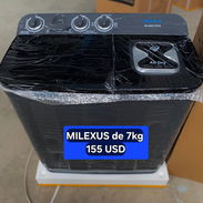 La Habana. 53584876 o 63686960  *Lavadora Semiautomática MILEXUS de 7kg.........155  USD - Img 55325290