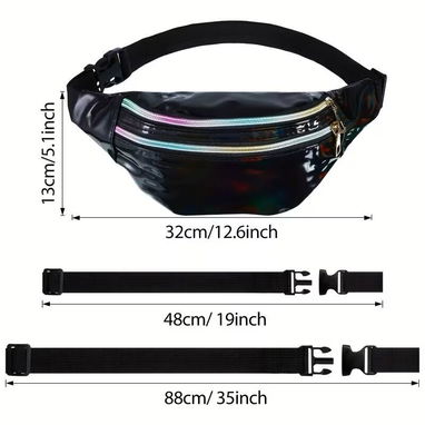 🍑Riñonera Holográfica para Mujer – Bolso Multiforma🍑 - 10/10