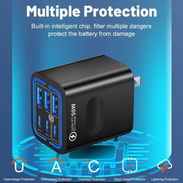 Cargador de carga rápida de 50W con varias entradas - Img 54893118