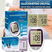 Glucometro, con tirillas y lancetas - Img 56642953