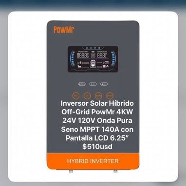 solución energética para su hogar inversores y baterías nuevos en su caja - 4/8