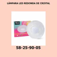 LÁMPARA LED REDONDA DE CRISTAL - Img 55729200
