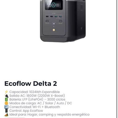 Ecoflow y estaciones de carga en buenos precios!!!! - Img 123464098