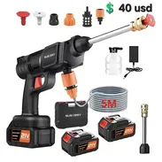 🔸 Pistola Hidrolavadora Inalámbrica Portátil 💲 40 usd - Img 53843508
