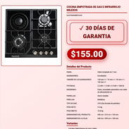 COCINA EMPOTRADA DE GAS E INFRARROJO MILEXUS . - Img 57877095