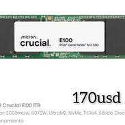 -SSD M.2 NVME Crucial E100 1TB (170 USD) - Img 57911731
