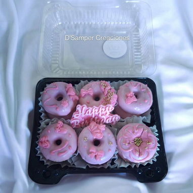 🎁 Dulces personalizados (minidonas mini donas, torticas, brownies, trufas y cupcake) + flores artesanales 53072444. - 6/6