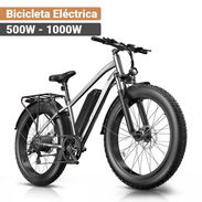 Bicicleta Eléctrica Funhang 500W 1000W Peak 48V 13Ah 26x4 Fat Tire Gris - Img 56545566