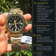 Reloj Invicta Dorado con Esfera Negra con mensajería incluida - Img 55798444