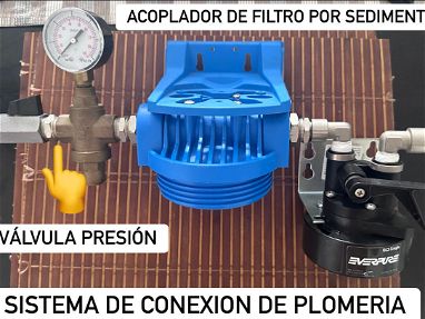 Sistema de purificación y filtración de agua para refresqueras o el hogar - Img 69145251