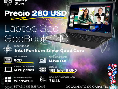 Laptop*laptop 8GB*Laptop negra*laptop Intel*laptop 4 vídeo*laptop nuevas - Img main-image
