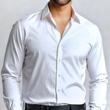 Ropa Blanca. Conjunto Blanco de Lino. Camisas y Pantalones de vestir. Enguatadas 52465450 - Img 112227386