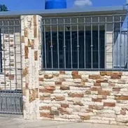 Enchape de pared y piso de piedra jaimanita y laja para eliminar la humedad y remodelar su casa o negocio. Somo 1ra mano - Img 55540640