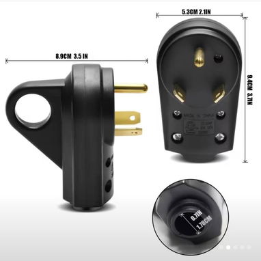 🔌⚡ ESPIGA DE FUERZA 30 AMP – $30USD ⚡🔌 Conecta tu estación de energía de forma segura y profesional. 🔹 Espiga de 30 a - 2/3
