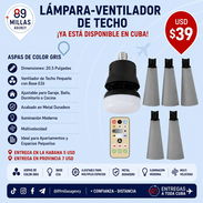 Lámpara ventilador de techo - Img 53218820