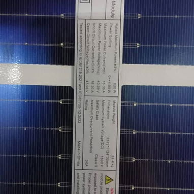 Panel solar MRS 620w Bifacial  Monocristalino - 2/3
