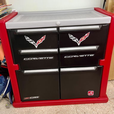 Cama en forma de coche y su organizador - 3/4