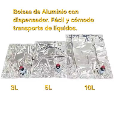Sobres en aluminio con dispensador/3, 5, 10 y 20L - 2/10