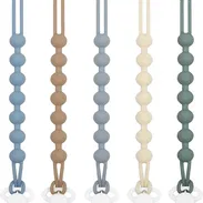 Clip para chupete de bebe (tete), portachupetes de silicona - Img 55632073
