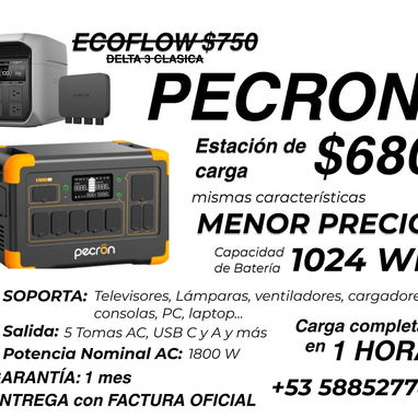 1800 w. Estación de energía MÁS barata, de buena calidad y duradera! Con Domicilio incluído, Factura y garantía de 1 mes - 3/3