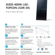 Paneles solares bifaciales TOPCon 625-650 W · venta por contenedor - Img 58188722
