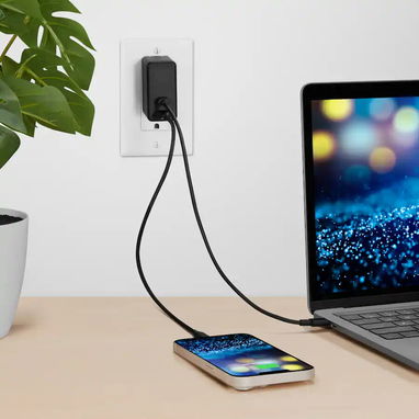 ⚡ CARGADOR BEST BUY ESSENTIALS 100W USB-C + USB-A 2 PUERTOS PLEGABLE – ENVÍO DISPONIBLE + GARANTÍA - 3/9