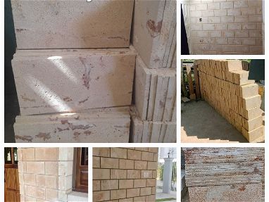 Se venden variados enchapes de pared muy buena calidad todos de piedra natural nada de cemento que no dura nada - Img 67807516