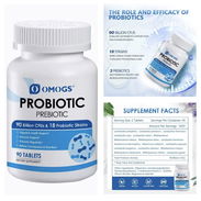 Probióticos con prebióticos (90 tablets) - Img 58414689