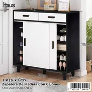 Zapateras de madera con cajones : 4 colores disponibles ⭐️Domicilio Incluido⭐️ - Img 57234202