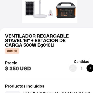 ESTACIÓN DE CARGA 500w - Img 123135132