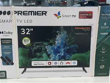 Se vende Smart TV marca Premier nuevo en caja + 2mandos + Soporte de pared...garantía garantizada - Img main-image