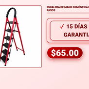 ESCALERA DE MANO DOMÉSTICA PLEGABLE DE 6 PASOS - Img 58211320