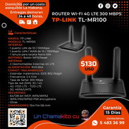 💯 ROUTER 💯 TP-LINK ROUTER WIFI LTE. MENSAJERÍA CON FACTURA Y GARANTÍA. TLF 54833699 - Img 53916016