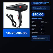 SECADOR DE CABELLO SOKANY HS-3210 VPT -0186 - Img 57903600
