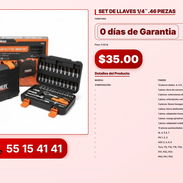 SET DE LLAVES 1/4¨.46 PIEZAS VPT-0256 - Img 56216449