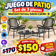 SET DE PATIO | JUEGO DE MUEBLES PARA EXTERIOR | JUEGO DE PATIO | SET PARA EXTERIOR | MUEVLES | SOFA | TERRAZA - Img 54833707