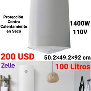 🚿 ¡Calentador de Agua Eléctrico 100L - 1400W! - $200 USD - Img 55976465