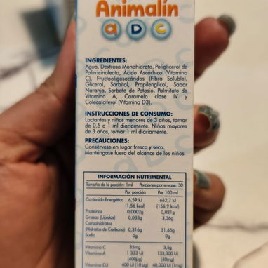 Vitamina C A D gotas VIDEAC - ANIMALÍN - Img 119373174