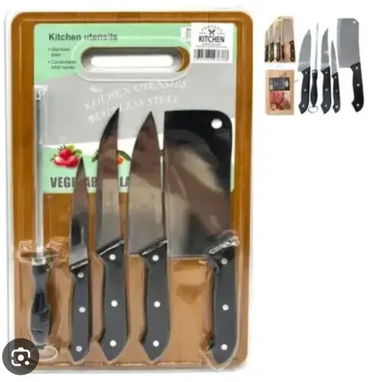 Set de cuchillos 🔪 Con tabla   (CVV) - 2/3