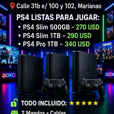 PS4 y PS5 pirateados con garantía de un mes en nuestra tienda - 2/3