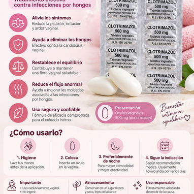 Clotrimazol óvulos vaginales - 2/2