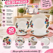 Set de vajillas de 20 piezas 12 900 cup - Img 57556031