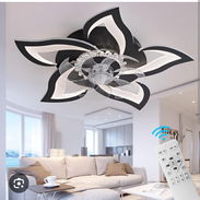 Lámpara de techo con ventilador y control remoto comunícate con Pedro - Img 54036093